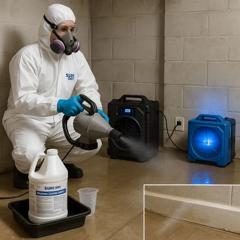 Sanitization and Odor Removal process in LeChee, AZ