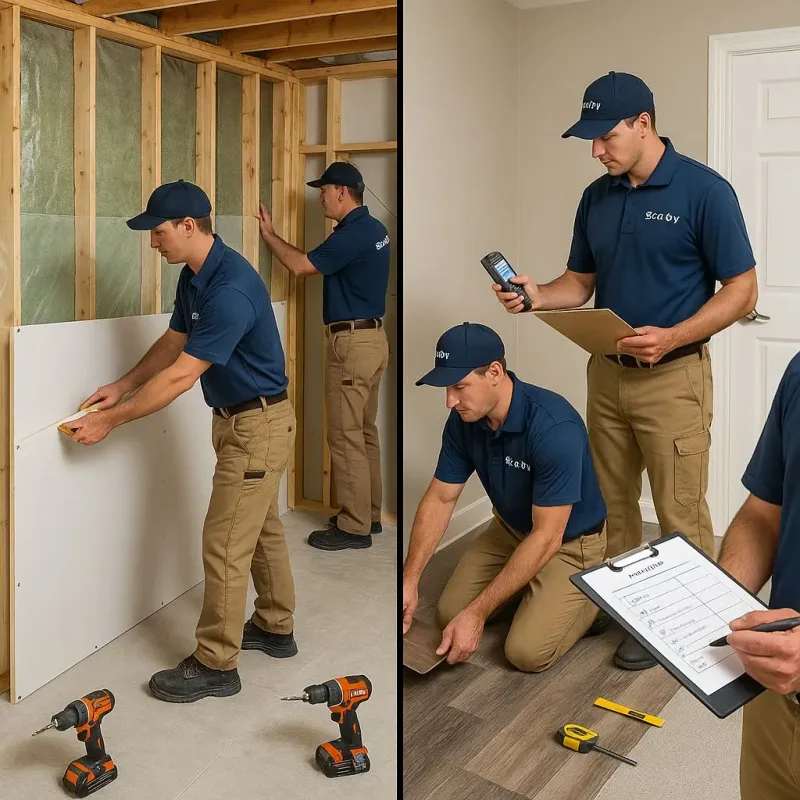 Repairs and Reconstruction process in LeChee, AZ